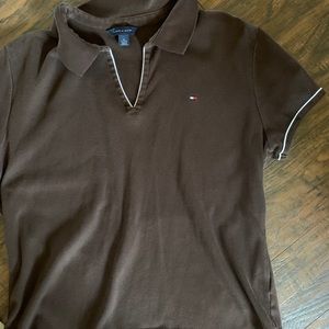 Brown Tommy Hilfiger shirt